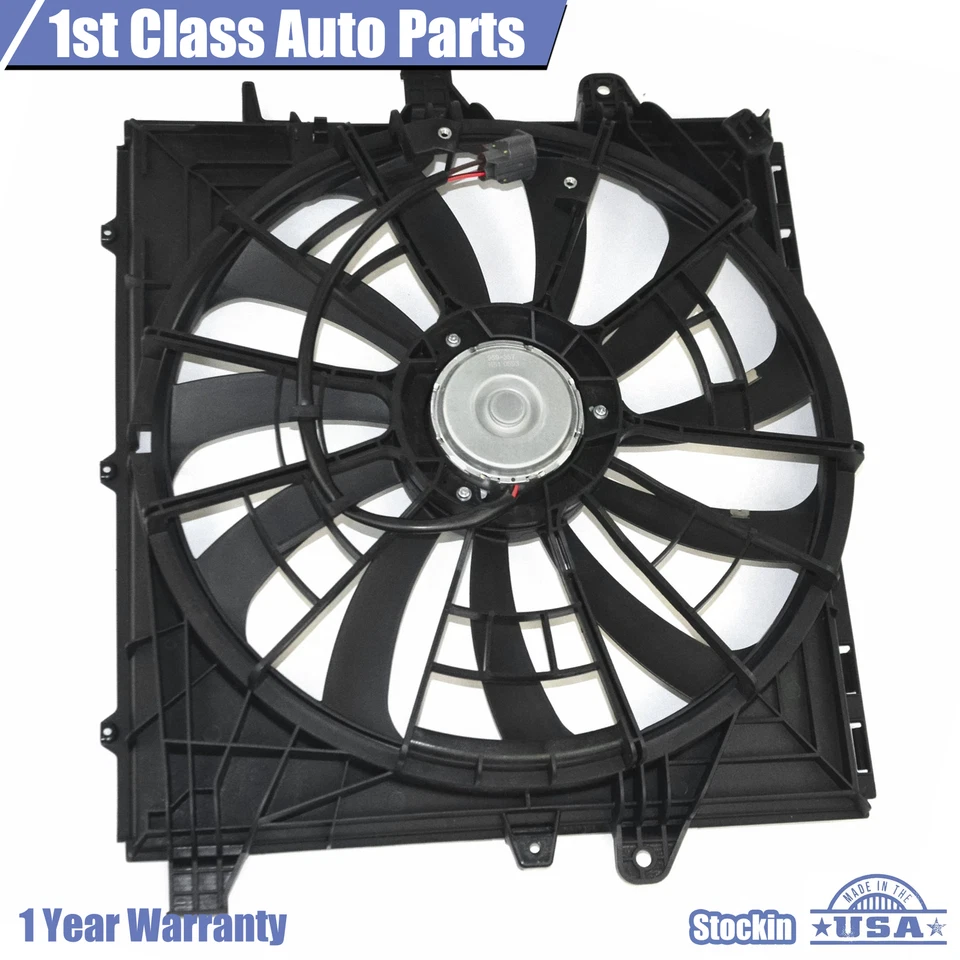 Conjunto de ventilador de refrigeración del radiador para Cadillac ATS 2013-2015 CTS 2014-2015 Foto 2 de 4