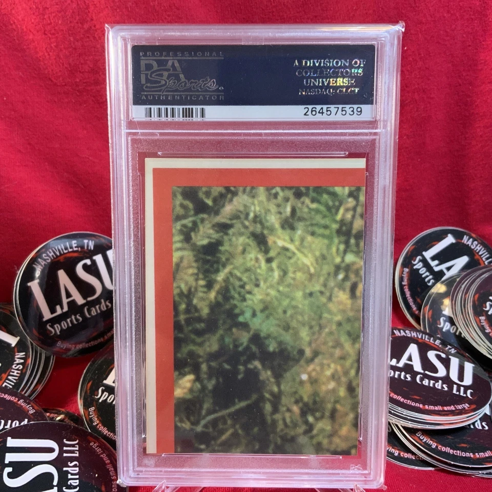 Luke Skywalker 1983 Star Wars Return of Jedi Purple Sticker Card #10 PSA 9 MINT - Image 2 of 2