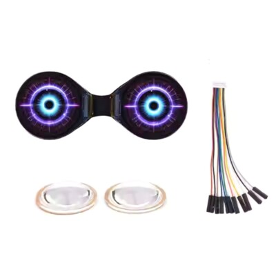 0.71in Circular LCD Display Round Screen with Wide Viewing Electronic Eye