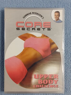 NEW SEALED GUNNAR PETERSON'S CORE SECRETS UPPER BODY CHALLENGE WORKOUT DVD