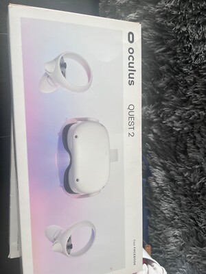 Oculus Quest 2 128GB VR Headset and Controllers, with cable. Used once!