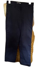 size 12 french toast kids relaxed blue pants uniform cotton/polyester