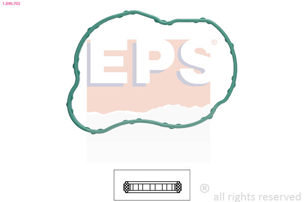1.890.702 EPS Gasket, thermostat housing for BMW