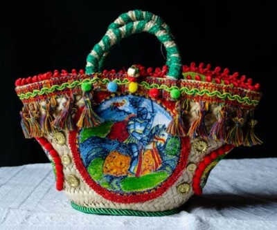COFFA BORSA ARTIGIANALE SICILIANA \