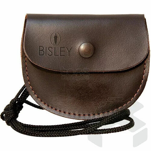 Bisley Leather Pellet Pouch Airgun Ammunition holder with Lanyard