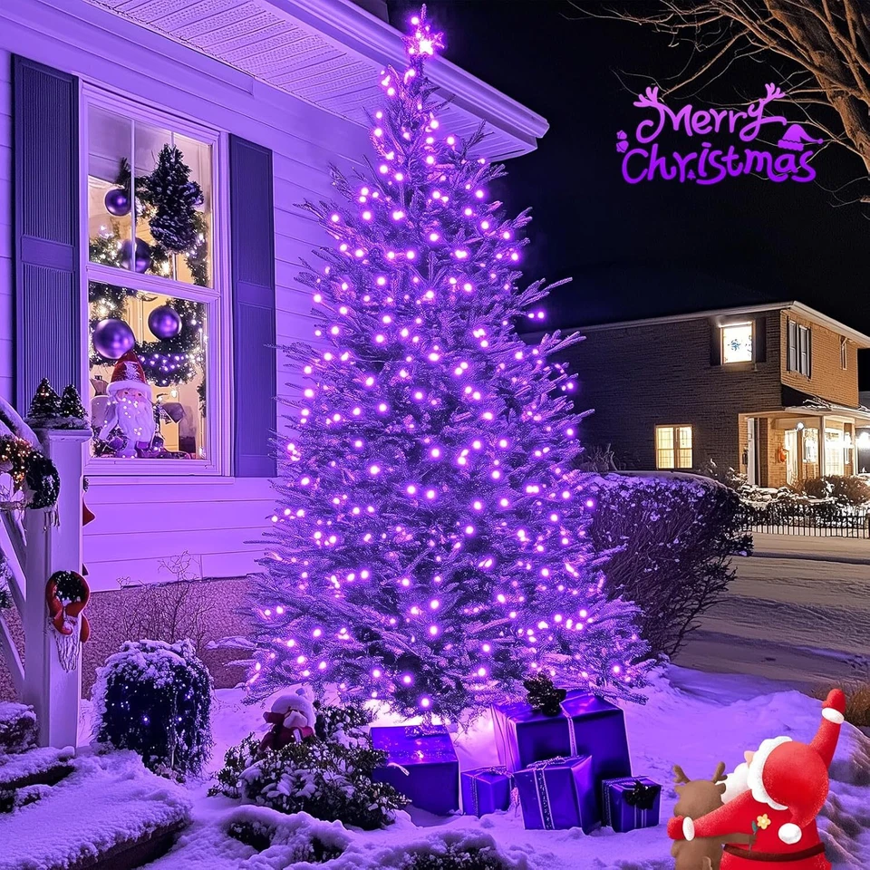 100-200 LED Solar String Lights Outdoor Waterproof Garden Decor Christmas Lights - Image 2 of 4