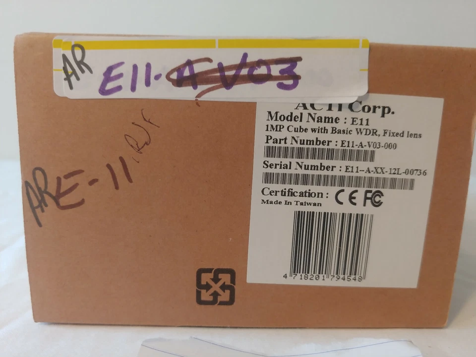 ACTi E11 Indoor IP Cube Camera with Basic WDR & Fixed Lens, 1MP, 1280x720, 30fps - Image 2 of 4