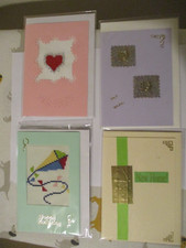 4 Handmade Cards, New Home, Birthdays