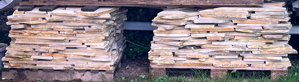 Solnhofener Polygonalplatten 20-30mm Stärke - ca. 40m2