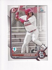 2022 Bowman DRAFT 1st EDITION 1st BOWMAN ROOKIE RC JOSHUA BAEZ (#2)