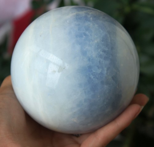 1625g NATÜRLICHE BLAUE CELESTIT QUARZ KUGEL HEILUNG - Bild 5 von 9