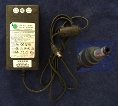 Chargeur Original Lien Electronics LE-9702B 12V 4A - Connecteur 5.5mm/2.5mm - Occasion Fonctionnel