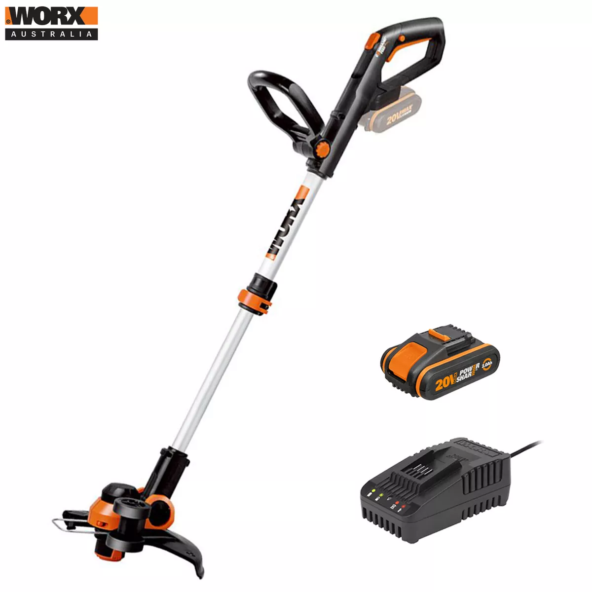 Worx wg163e 18v 20v max cordless grass trimmer outlet