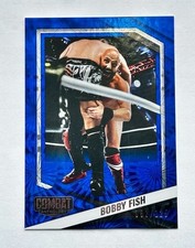 2025 Panini Combat Anthology Bobby Fish No. 49 Blue Fireworks /125