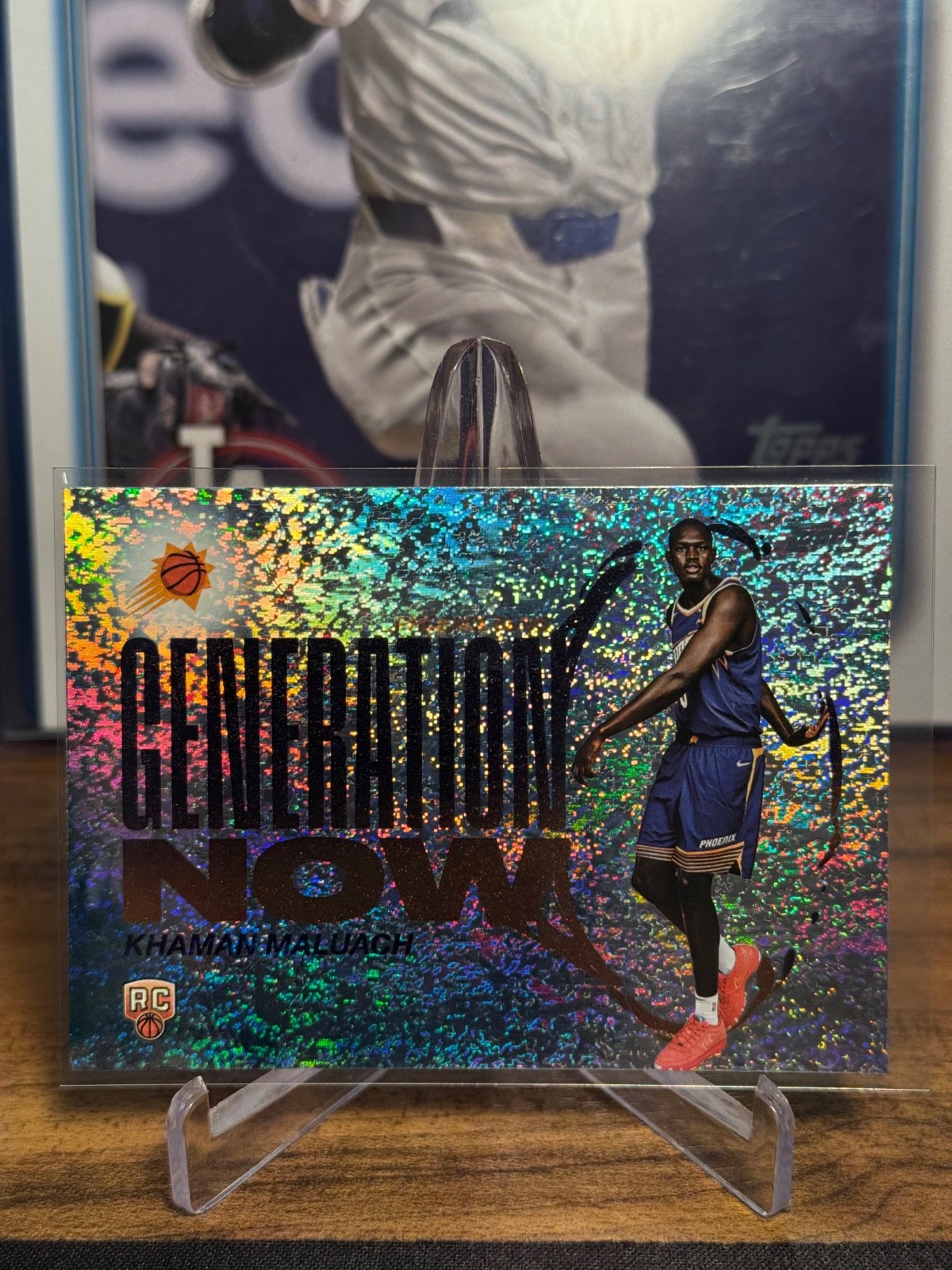 2025-26 Topps Khaman Maluach Generation Now Glitter Foil RC Rookie Suns
