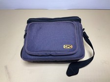 Vintage CPC Padded Camera Bag Shoulder Strap Carry Case Canvas Blue/Grey