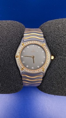 EBEL Sport Classique 181949 Bicolor 23mm Quarz Damenuhr Brillanten