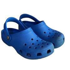 Crocs Classic Clog Kids Royal Blue Slip On Wa...