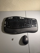 Logitech K350 Ergonomic Wireless Keyboard and...