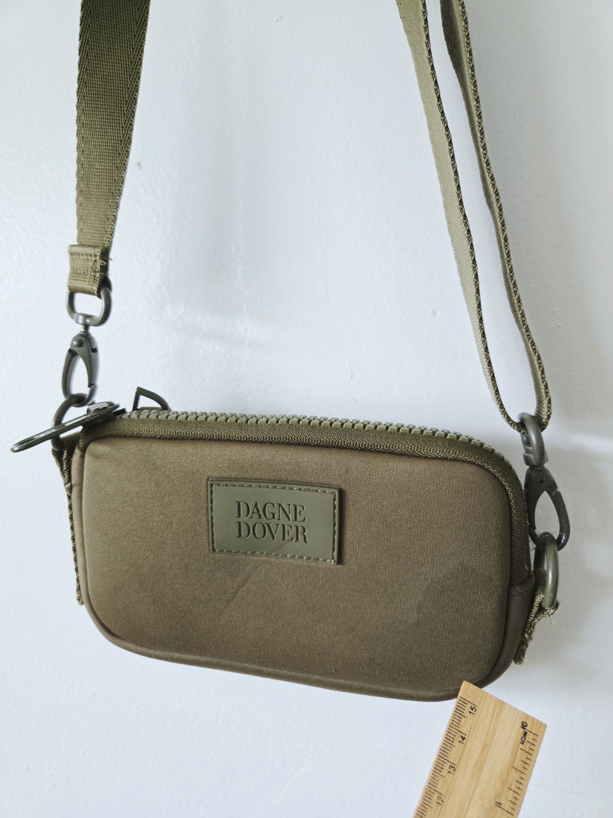 Dagne Dover Mara Neoprene Phone Sling Olive Green