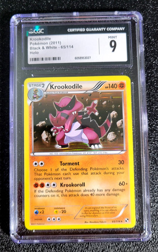 Krookodile graded CGC 9 for sale on eBay