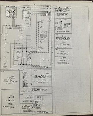 1979 Ford Bronco Foldout Electrical Wiring Diagram Schematic Original OEM 79