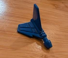 Transformers G1 Pretender Starscream Right Wing Blue Rudder Part 1989 Hasbro