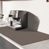 Kaffeemaschine Abtropfmatte, Saugstarke Trockenmatte 50X30Cm Schnelltrocknend