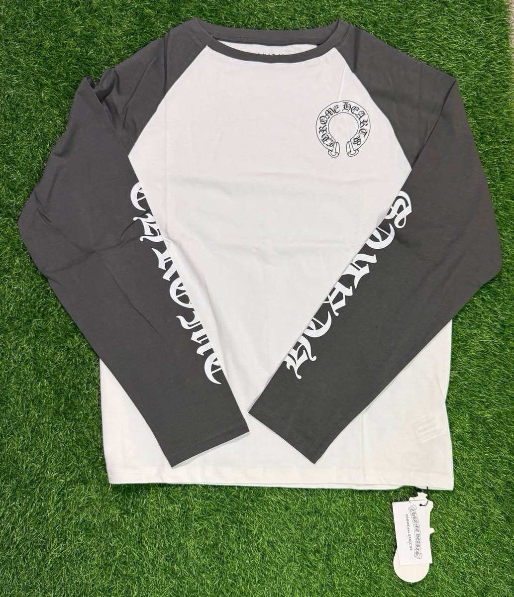 READ DESCRIPTION: Chrome Hearts White/Gray Longsleeve | eBay