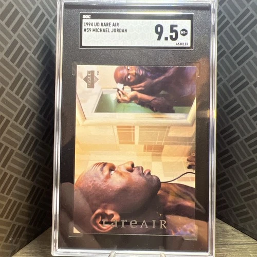 1994 Michael Jordan Upper Deck UD NBA Basketball Card #39 RARE AIR BULLS SGC 9.5