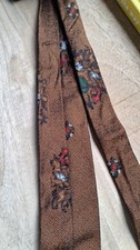 Vintage Pure Silk Floral Detail TIE