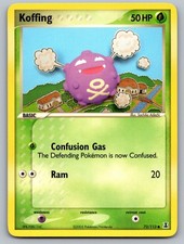 Pokemon TCG Koffing Common EX Delta Species 72/113 NM Sachiko Adachi on eBay