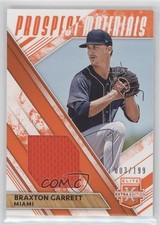 2019 Elite Extra Edition Prospect Materials Orange 3/199 Braxton Garrett 0a3