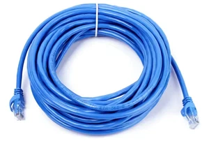 Câble Réseau Ethernet RJ45 CAT6 Gigabit – 5m 10m 20m 30m – Bleu Haute Qualité