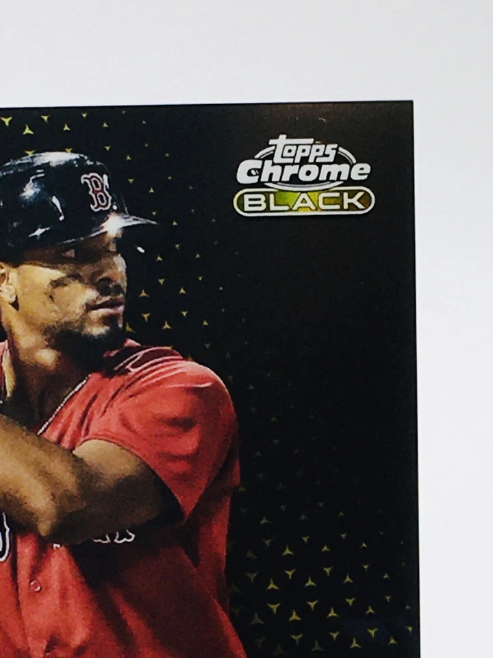 Xander Bogaerts 2021 Topps Chrome Black💥GOLD Refractor💥 ONLY /50 in Print!  - Image 3 of 4