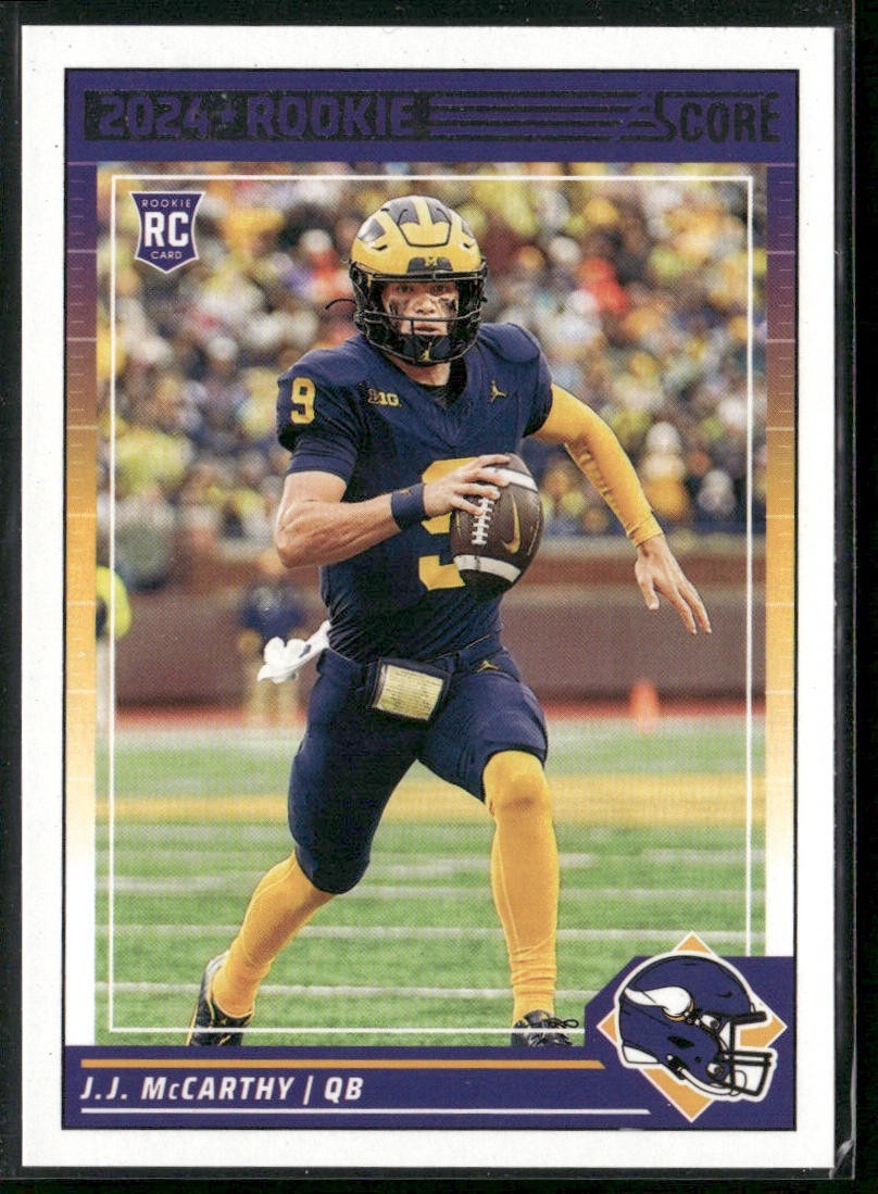 2024 Score - Rookies J.J. McCarthy #304 (RC)