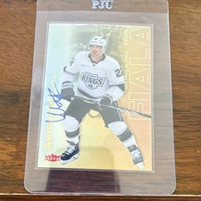 Fleer Kevin Fiala Los Angeles Kings Autograph Hard Signed NHL Trading Card