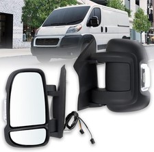 Left Driver Side Mirror Compatible with 2014-2025 Ram Promaster L, 8 2Pins