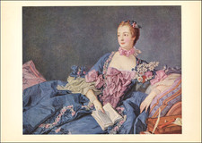 1939 Vintage Print Portrait La Pompadour Francois Boucher French Fine Art Plate