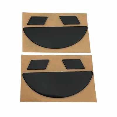 2 Sets - PTFE Black Mouse Feet Skates for Corsair M55 RGB Pro Gaming Mouse