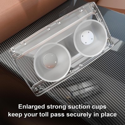 FLLIK EZ Pass Holder for Windshield. Ezpass with Strong 1Pack