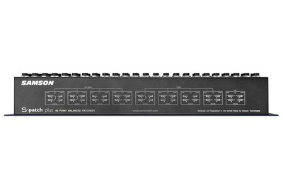Samson S-Patch Plus Patch Bay with 8 Hosa 1/4 Inch Cables for sale