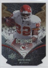 2008 Upper Deck Icons Silver Die-Cut /150 Dwayne Bowe #50 oh4