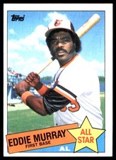 Eddie Murray 1985 Topps #701 Orioles MLB READ FREE SHIPPING AutographDen