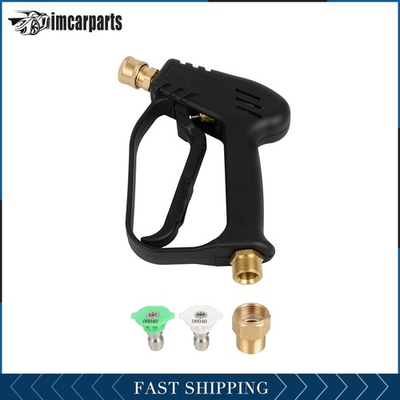 #ad 4000PSI Pressure Short Washer Gun with M22 14mm Inlet Stubby High Pressure Gun $24.20