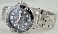 Omega Black Dial Seamaster Chronometer Diver 300m 210.30.42.20.01.001 / Warranty