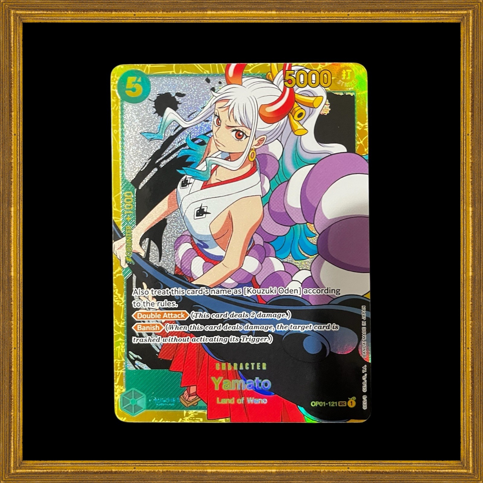 Yamato OP01-121 - One Piece TCG - Romance Dawn SEC Foil NM English