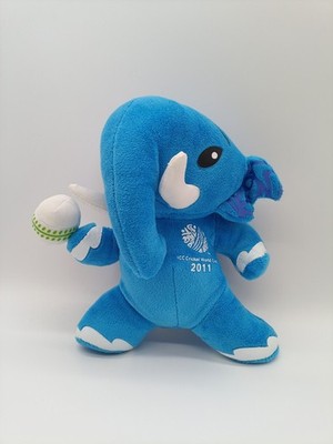 Cricket WM ICC Cricket World Cup 2011 Maskottchen Plüschtier Sammlerstück selten