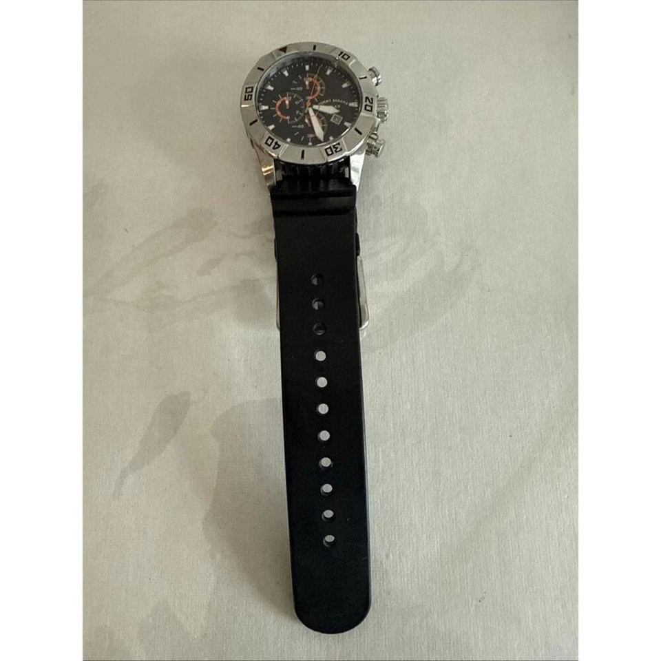 Tommy Bahama Relax RLX1069 黑色表盘 10 ATM 潜水机 — 第 2/4 张图片