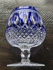 Vintage Cobalt Blue Clarendon Waterford Crystal Brandy Glass  — photo 5